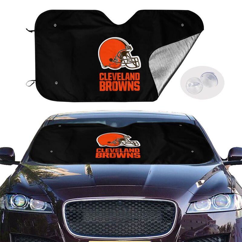 Cleveland Browns Printing suitable for front Car windshield sunshades Car windshield sunshades