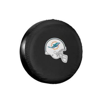 Miami Dolphins 3 Car tire protective cover waterproof and dustproof tire cover