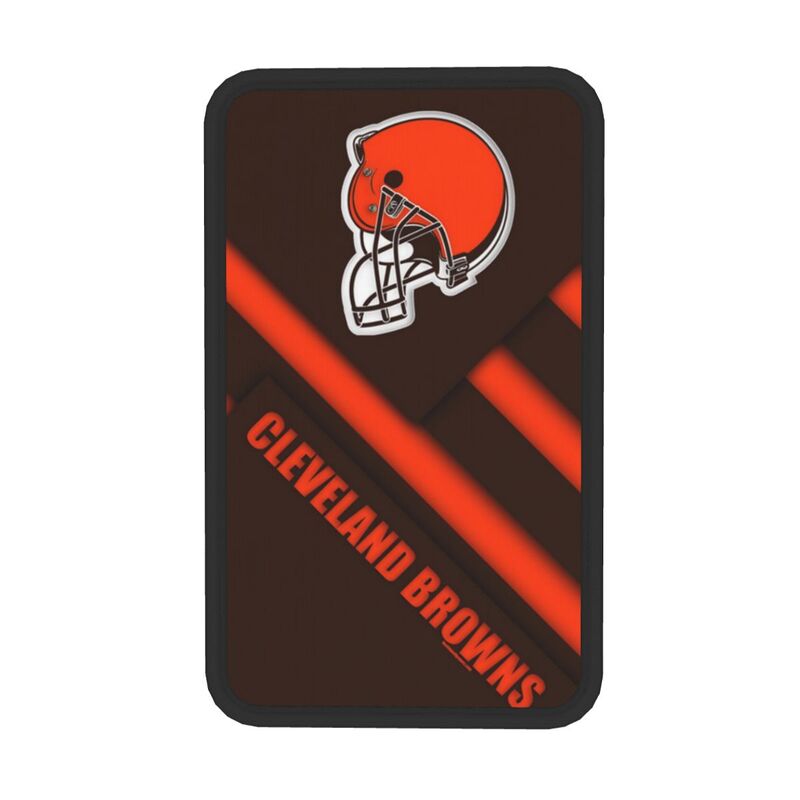 Car armrest box pad Cleveland Browns 2 Printed central armrest box pad protective pad