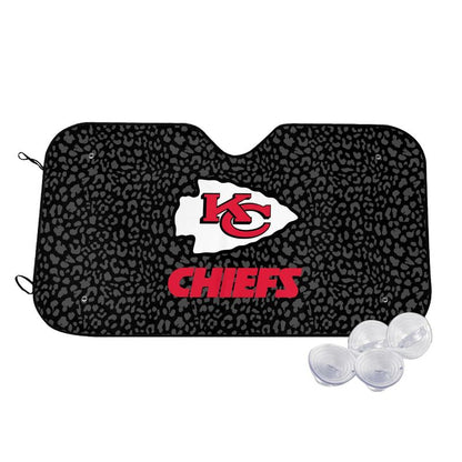 Kansas City Chiefs Printed Car windshield sunshades is suitable front Car windshield sunshades