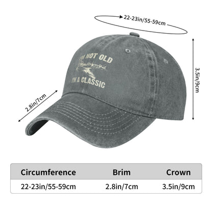 I'M NOT OLD I'M A CLASSIC Printed unisex baseball cap adjustable cap outdoor sun hats trucker hat