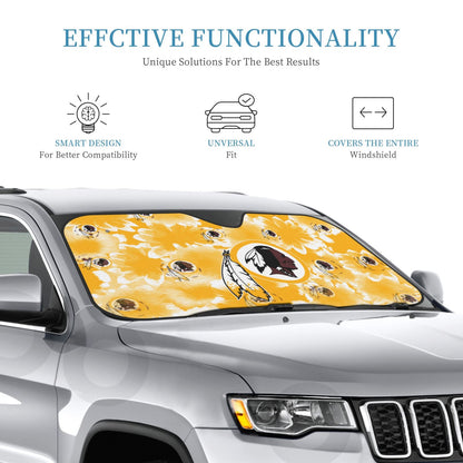 Washington redskins logo Car front glass sunshade sun protection sunshade