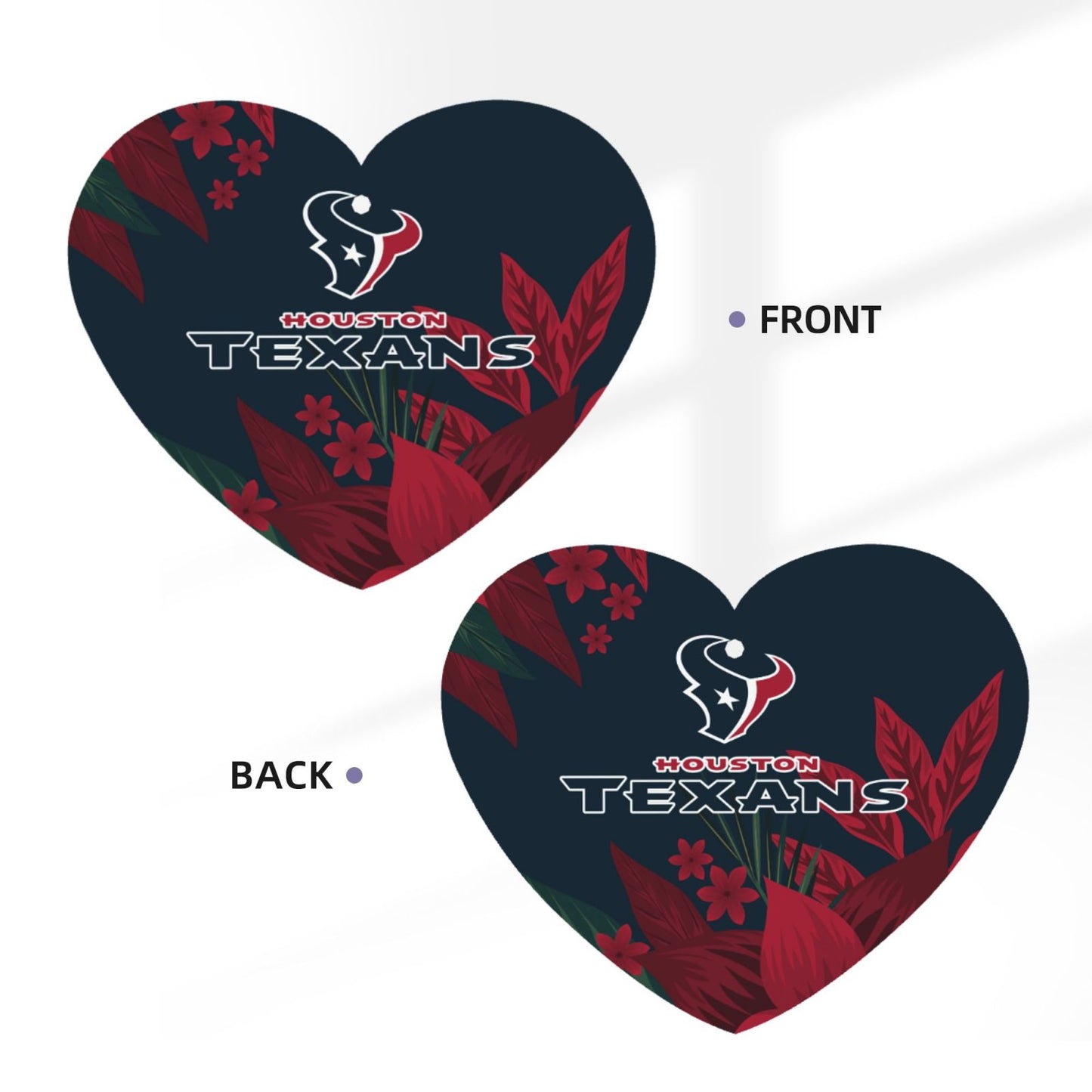4pcs- Houston Texans car aromatherapy tablets Car Air Fresheners Cards Set