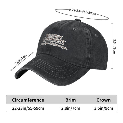 Walden University Printed unisex baseball cap adjustable cap outdoor sun hats trucker hat