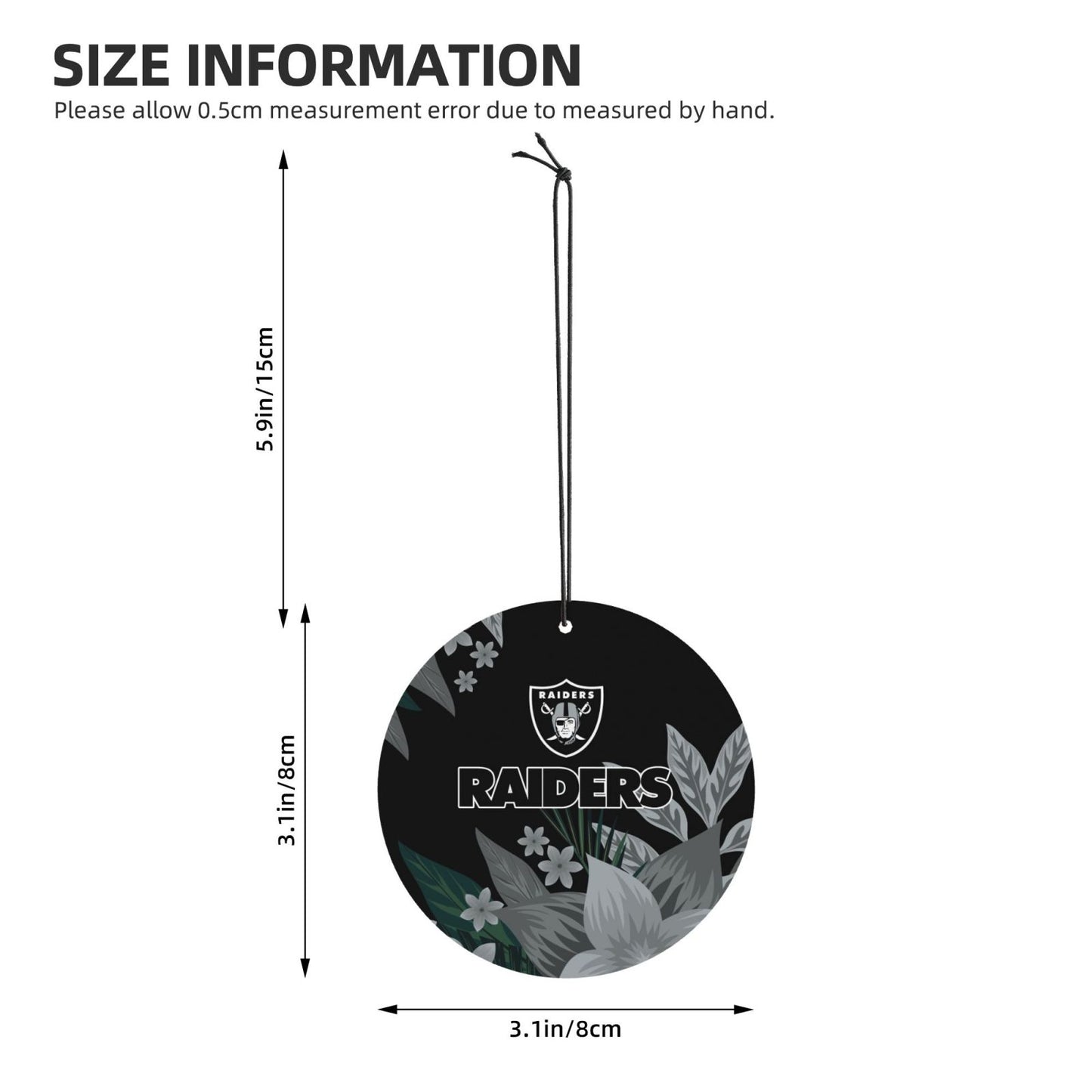 4pcs- Las Vegas Raiders car aromatherapy tablets Car Air Fresheners Cards Set