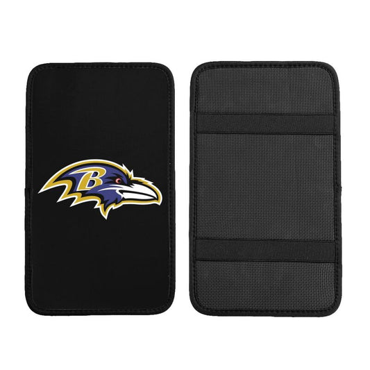 Baltimore Ravens2 Printed car center armrest box pad anti slip pad