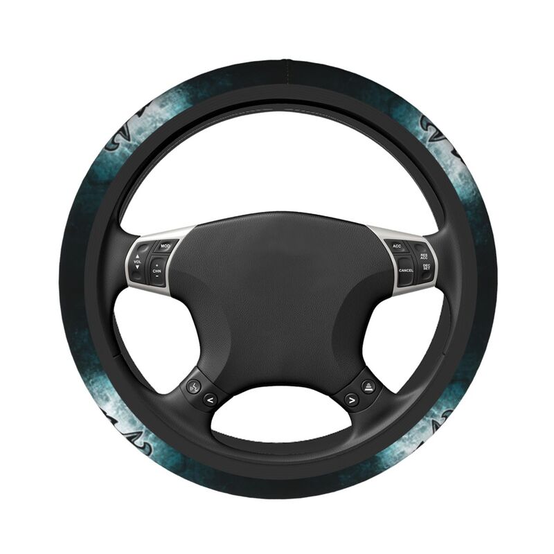 Philadelphia Eagles 2 Printed breathable elastic steering wheel anti slip cover