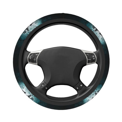 Philadelphia Eagles 2 Printed breathable elastic steering wheel anti slip cover