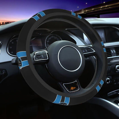 Carolina Panthers Printed breathable elastic steering wheel cover