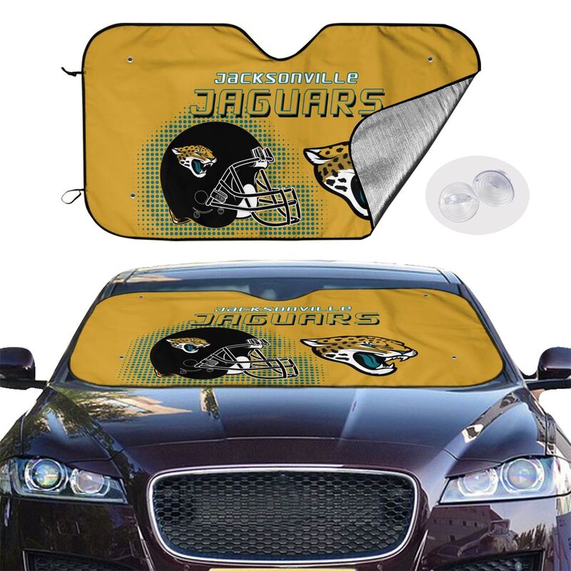 Jacksonville Jaguars Printing Car windshield sunshades is suitable car front windshield sunshades