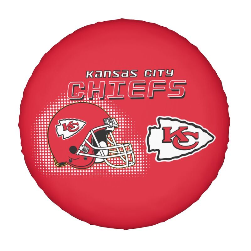 Kansas City Chiefs Print car tire protection cover car spare tire dust protection covers