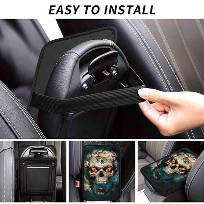 Jacksonville Jaguars Printed car armrest box pad elbow support anti slip pad