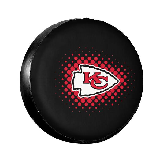Kansas City Chiefs Printing tire protection cover car sun protection tire protection cover