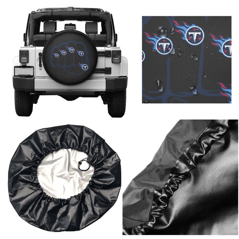 Tennessee Titans Print tire protection cover car spare tire dust protection covers