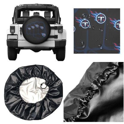 Tennessee Titans Print tire protection cover car spare tire dust protection covers