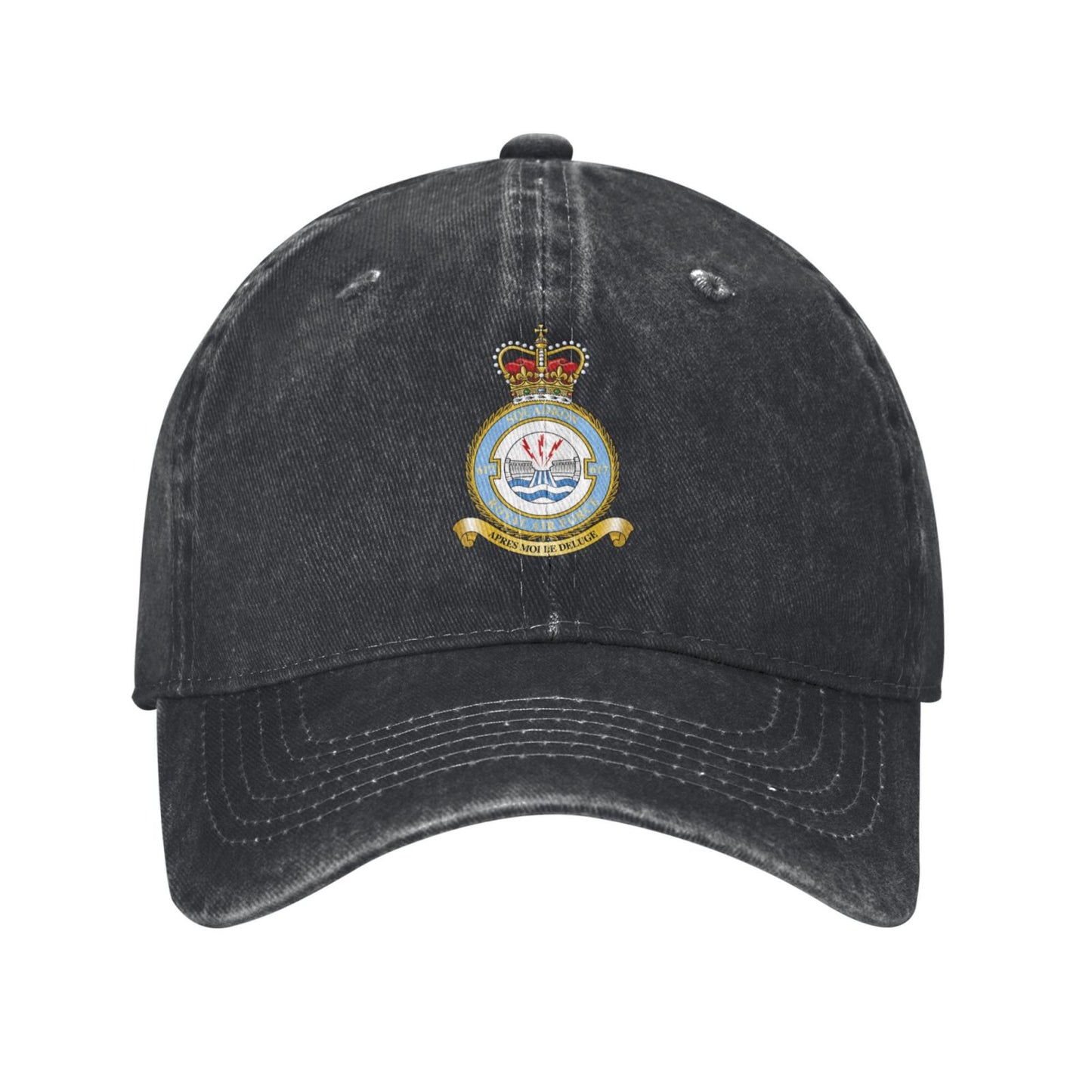 617 Squadron RAF Badge Printed unisex baseball cap adjustable cap outdoor trucker hat veterans Gifts