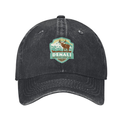 Denali National Park Printed unisex baseball cap outdoor hats adjustable cap trucker gift hat
