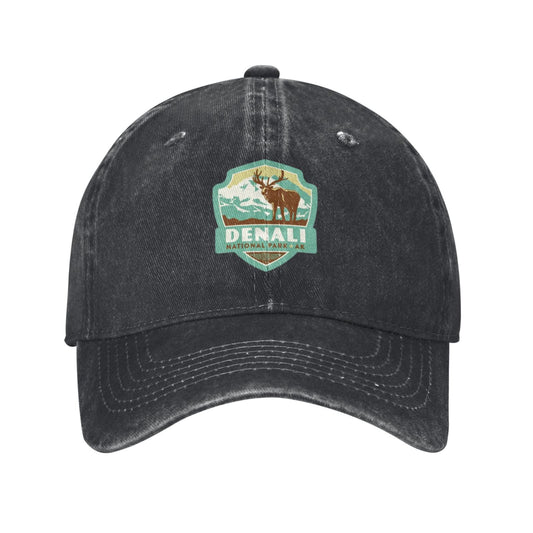 Denali National Park Printed unisex baseball cap outdoor hats adjustable cap trucker gift hat