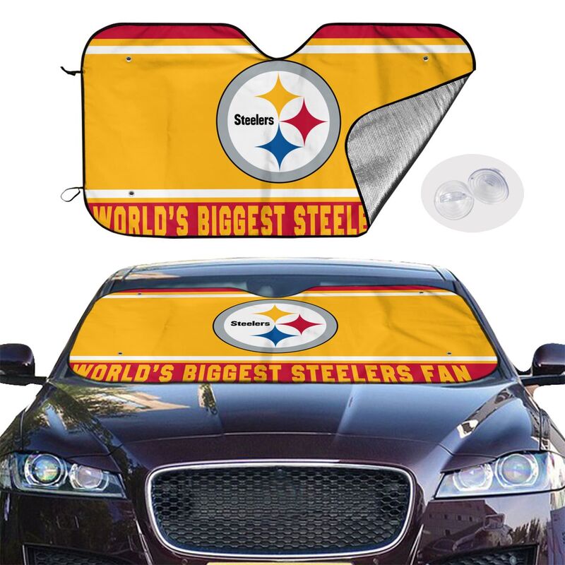 Pittsburgh Steelers Printing is suitable for car front windshield sunshades Car windshield sunshades