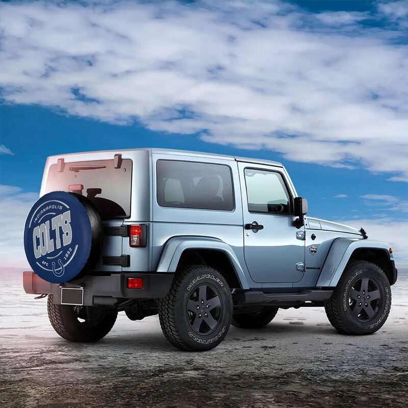 Indianapolis Colts Printing car tire protection cover car spare tire dust protection cover