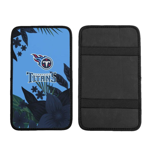 Tennessee Titans 2 Car armrest box protective cover car center console armrest pad