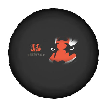 Cincinnati Bengals Printing tire protection cover car sun protection tire protection covers