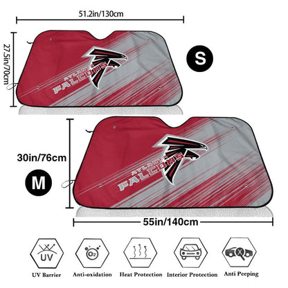 Atlanta Falcons Print car windshield sunshade panel car windshield sunshade cover multiple sizes