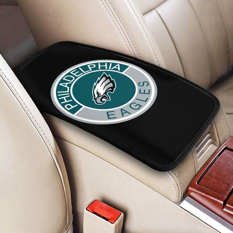 Philadelphia Eagles print car armrest protective cover Car center console armrest pad