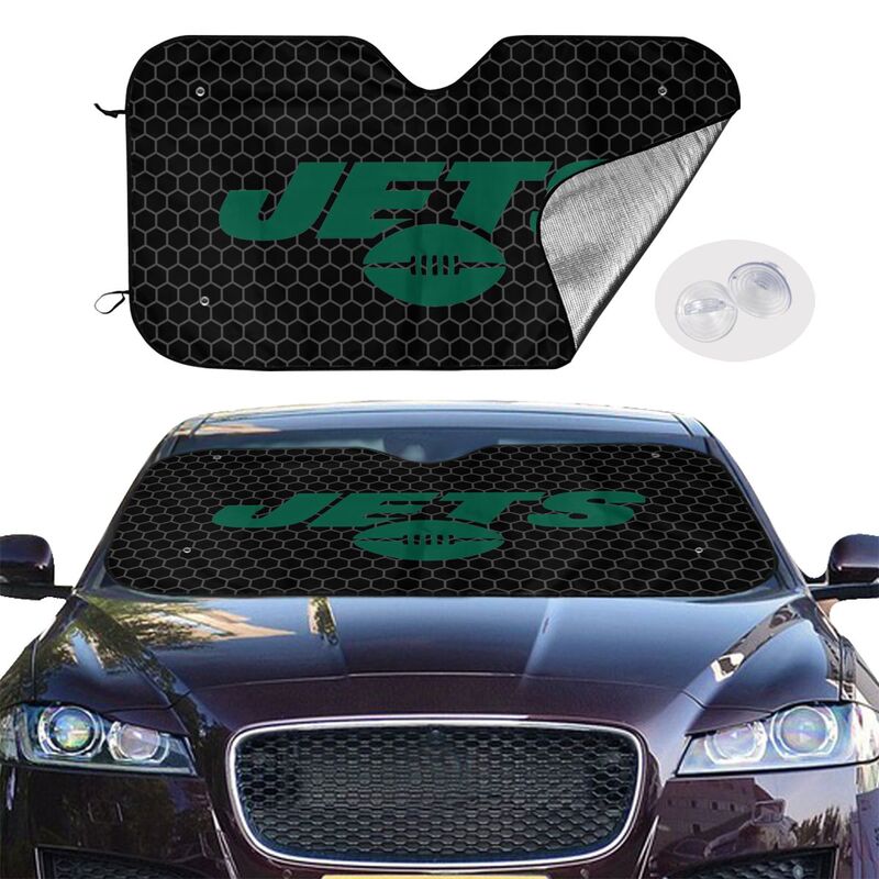 New York Jets Printed is suitable front Car windshield sunshades Car windshield sunshades