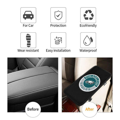 Philadelphia Eagles print car armrest protective cover Car center console armrest pad