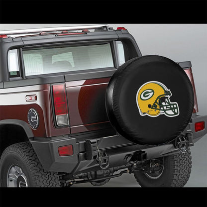 Green Bay Packers Car tire protective cover waterproof and dustproof tire cover