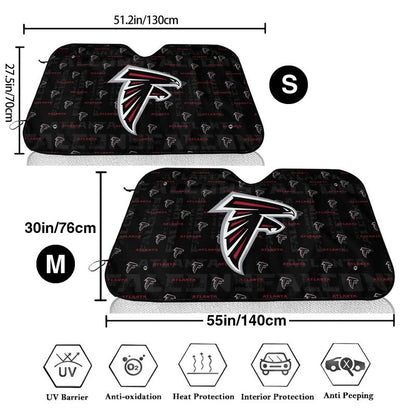 Atlanta Falcons Printed is suitable for front Car windshield sunshades Car windshield sunshades
