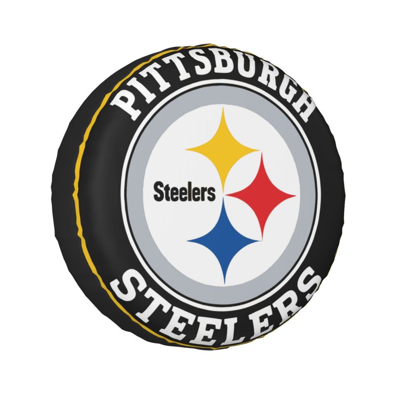 Pittsburgh Steelers 2 Printing car tire covers waterproof and dustproof protective covers