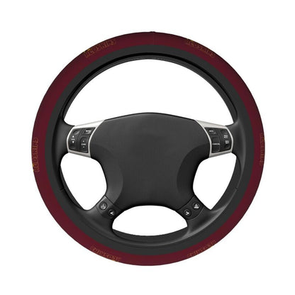Washington Commanders 2 Printed car protective cover elastic steering wheel cover