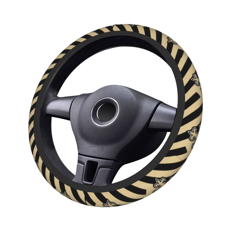 New Orleans Saints Printed breathable elastic steering wheel cover