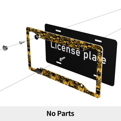 Washington Redskins Print Car license plate frame four hole license plate holder (one pair)