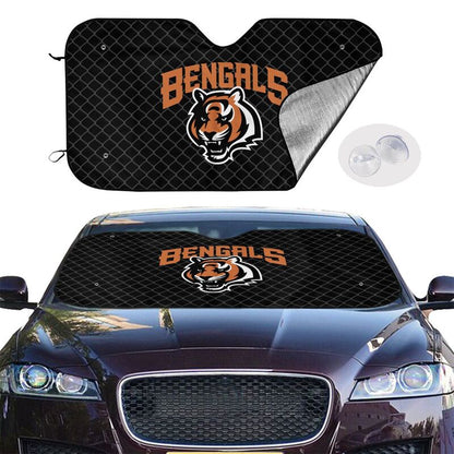 Cincinnati Bengals 2 Print Car windshield sunshades is suitable front Car windshield sunshades