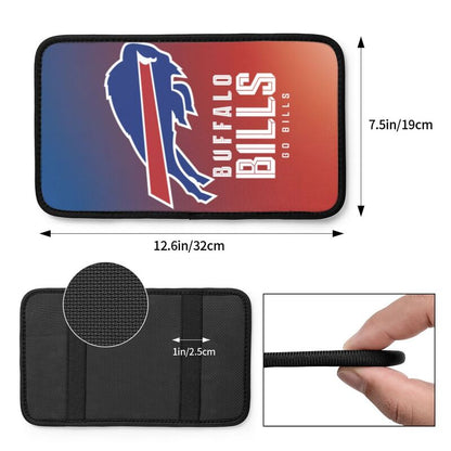 Car armrest box pad Buffalo Bills Printed central armrest box pad protective pad