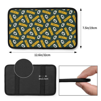 Green Bay Packers  Printed armrest protective cover car armrest box cushion