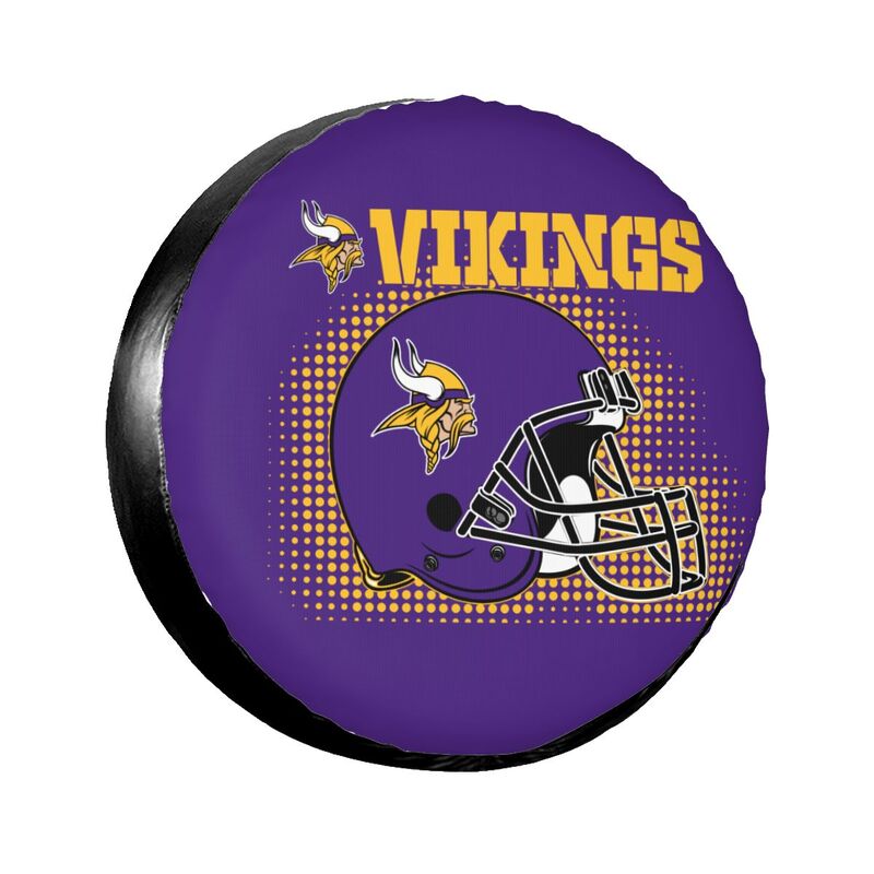 Minnesota Vikings Printed tire protection cover car sun protection tire protection cover