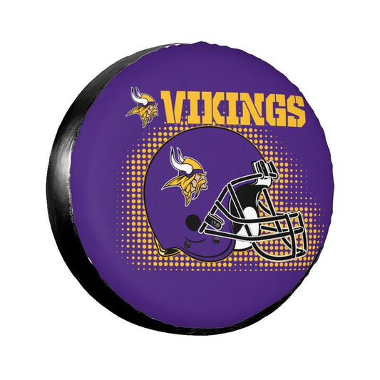 Minnesota Vikings Printed tire protection cover car sun protection tire protection cover