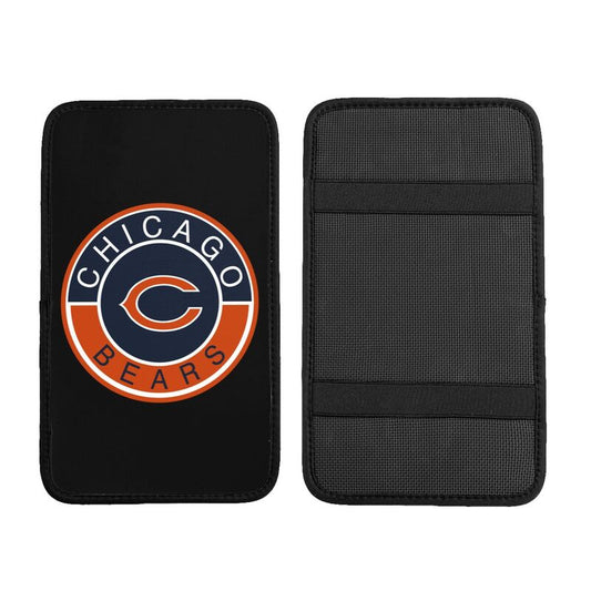 Chicago Bears print car armrest protective cover Car center console armrest pad
