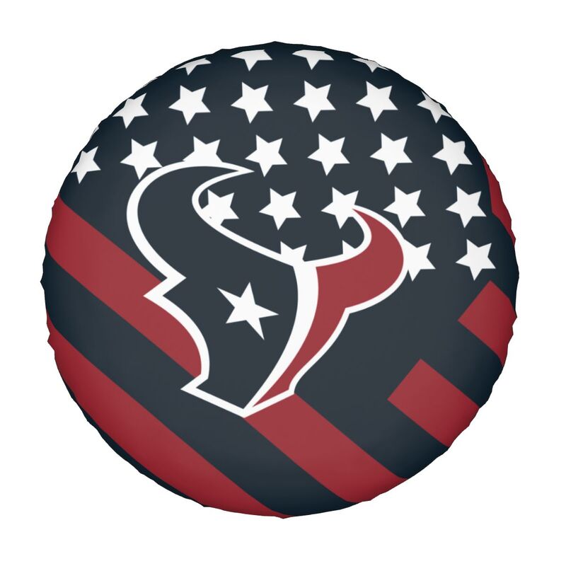Houston Texans 2 car dustproof sunscreen tyre protective cover Tyre protective cover