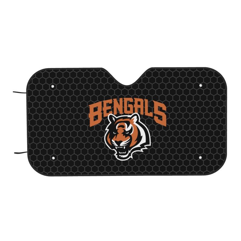 Cincinnati Bengals 2 Printed is suitable front Car windshield sunshades Car windshield sunshades