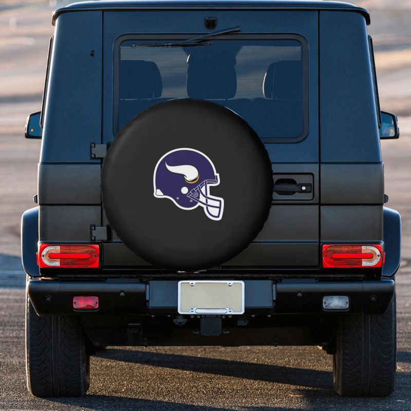 Minnesota Vikings 3 Car tire protective cover waterproof and dustproof tire cover
