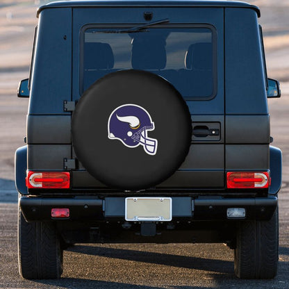 Minnesota Vikings 3 Car tire protective cover waterproof and dustproof tire cover