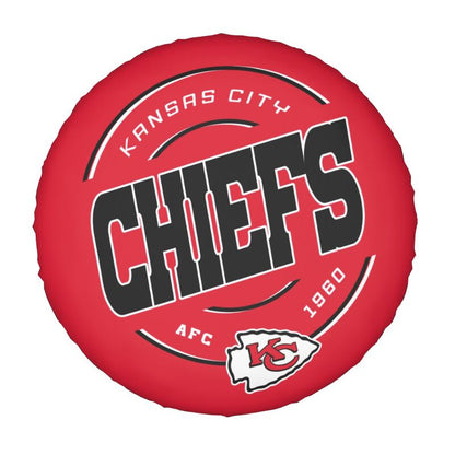 Kansas City Chiefs Printing car tire protection cover car spare tire dust protection cover