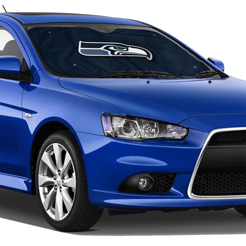 Seattle Seahawks Print Car windshield sunshades suitable for front Car windshield sunshades
