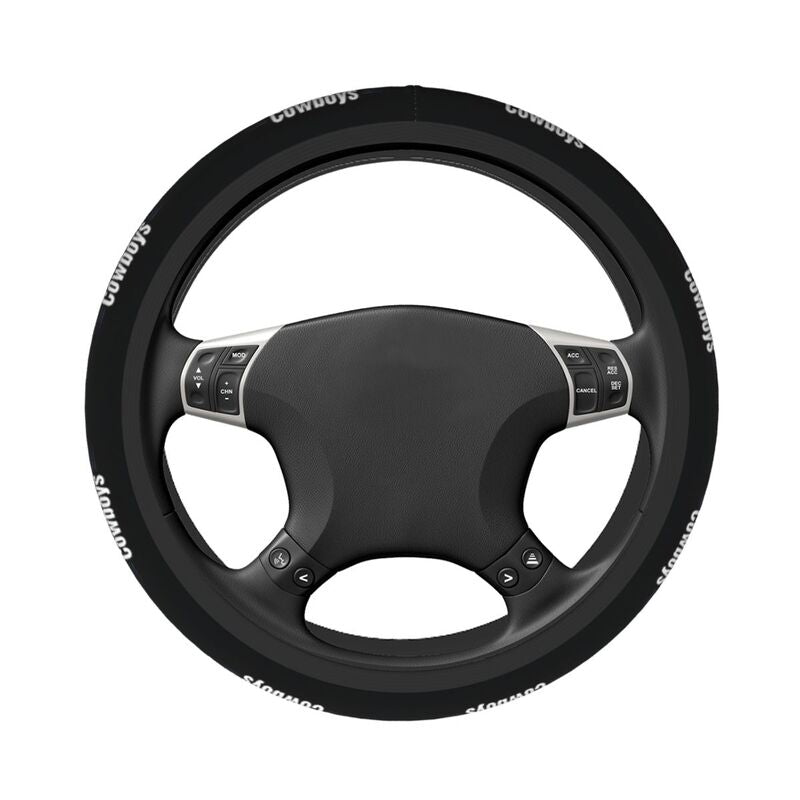 Dallas Cowboys 3 Printed elastic steering wheel cover car steering wheel protective cover