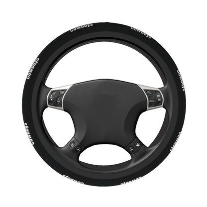 Dallas Cowboys 3 Printed elastic steering wheel cover car steering wheel protective cover